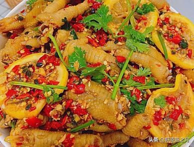  鸡爪|柠檬百香果，酸爽又刺激——蒜香鸡爪