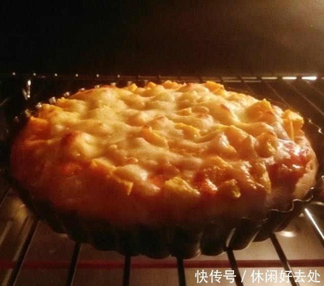 拉奶酪丝|芒果披萨,芒果软糯香甜,一出炉就被抢光了