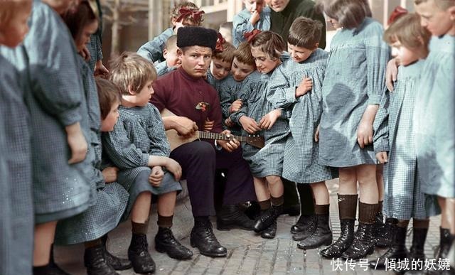 老照片|从俄罗斯末代皇帝到苏联攻陷柏林看上色后令人惊艳的苏联老照片