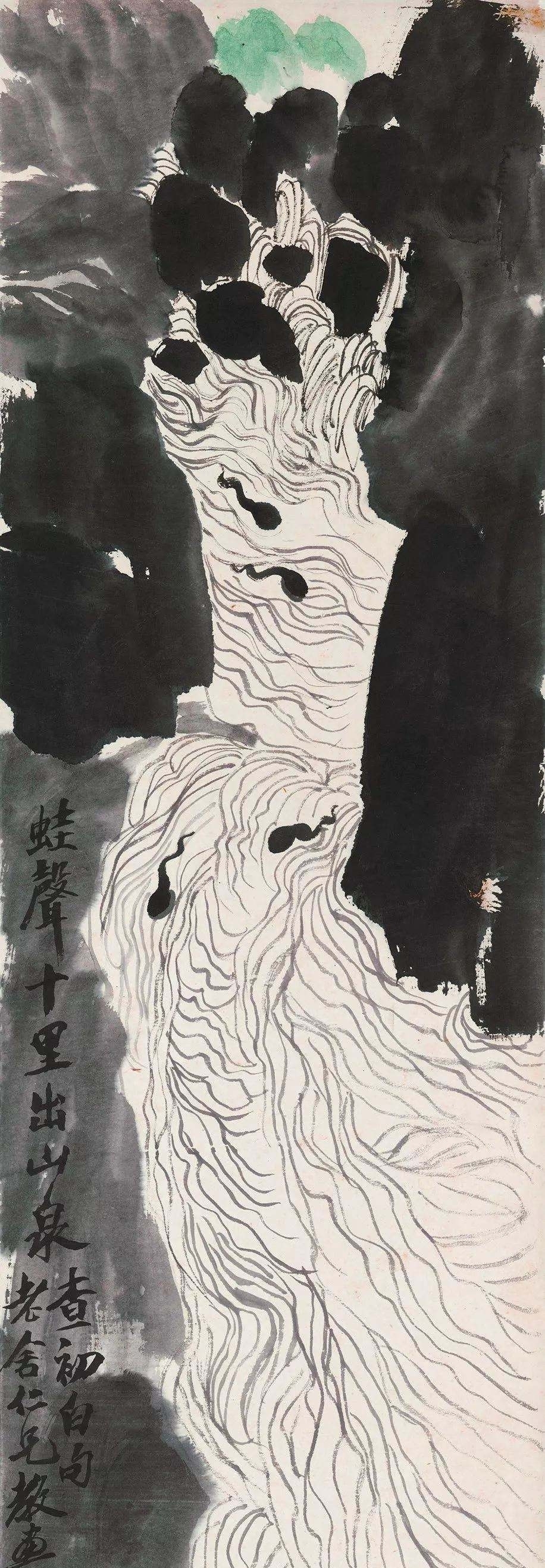 老头|91岁老头为老舍画了一幅画,却被人嘲讽失误,专家:放大20倍再看