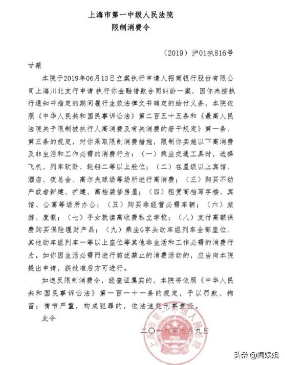 涉及|贾跃亭前妻被限制出境，涉及执行金额5.3亿元，如今难以还债