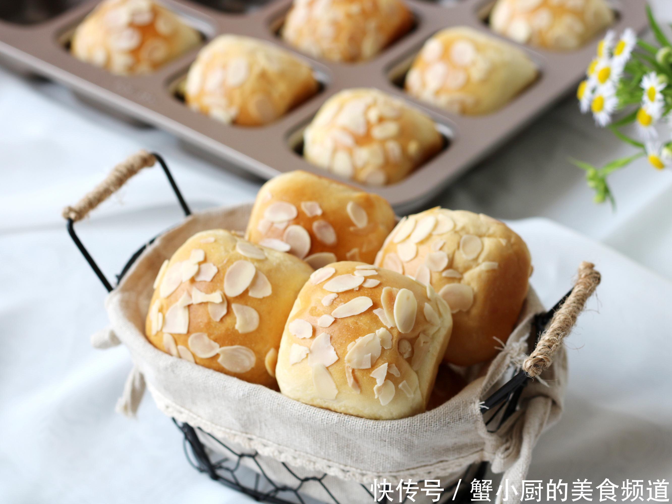 不硬|用了6年的面包配方,香甜松软细腻,放3天也不硬,比买的还好吃