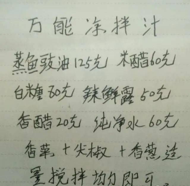  徒弟|老大厨退休前交给徒弟的手写配方本，总有一款是你需要的！