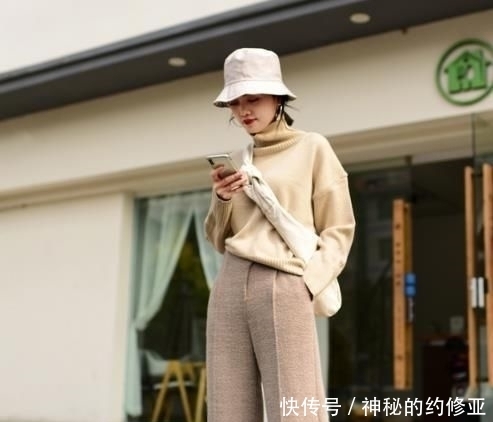 搭配|看到薄毛衣 裤装的搭配,终于明白会打扮自己的女人美得更出众