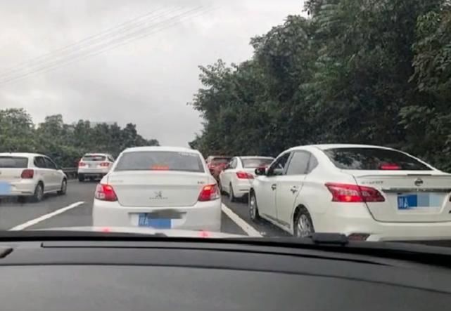  应急车道|全部举报！女子假期堵在高速上，拍下270辆车…