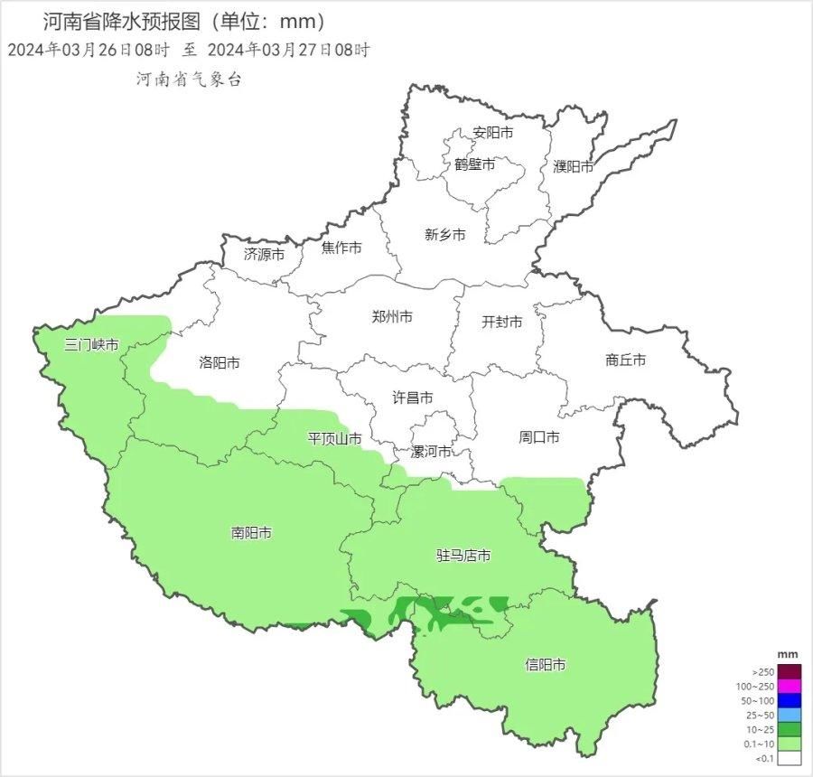 未来5天河南以晴或多云为主，周四、周五多地最高温重回25℃+