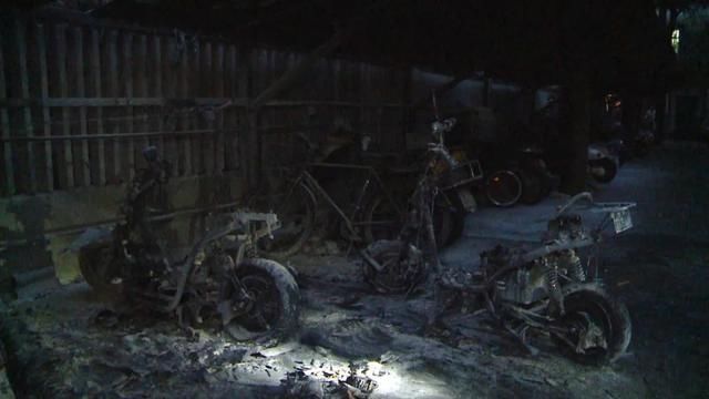 昨晚|警惕!昨晚南宁一小区电动车突然起火!数辆车被烧毁