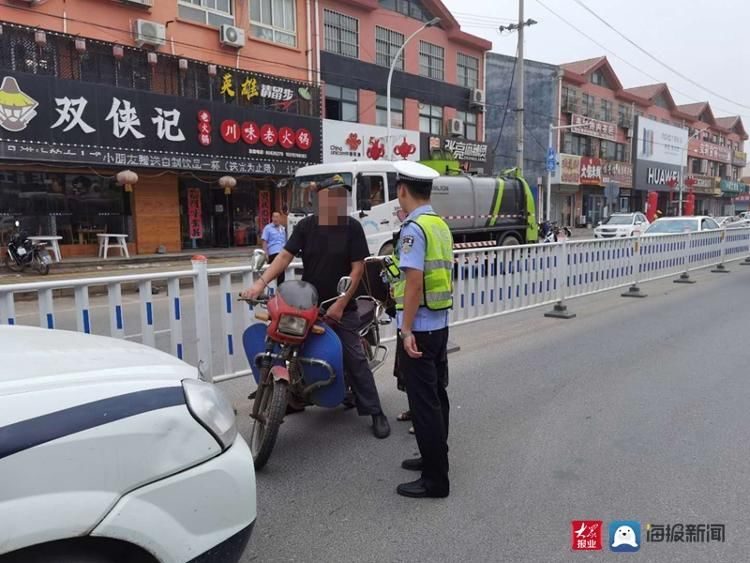 交通|助力文明城市创建 胶州交警加强摩托车交通违法行为查处