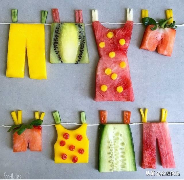  吃水果|萌萌哒水果切盘！为了让3个娃爱上吃水果，这位妈妈的做法爆红
