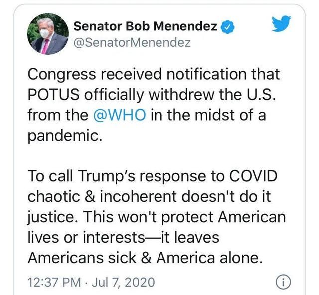  联合国秘书|美国正式退出世卫组织！拜登：我就任总统的第一天，美国就会重新加入世卫